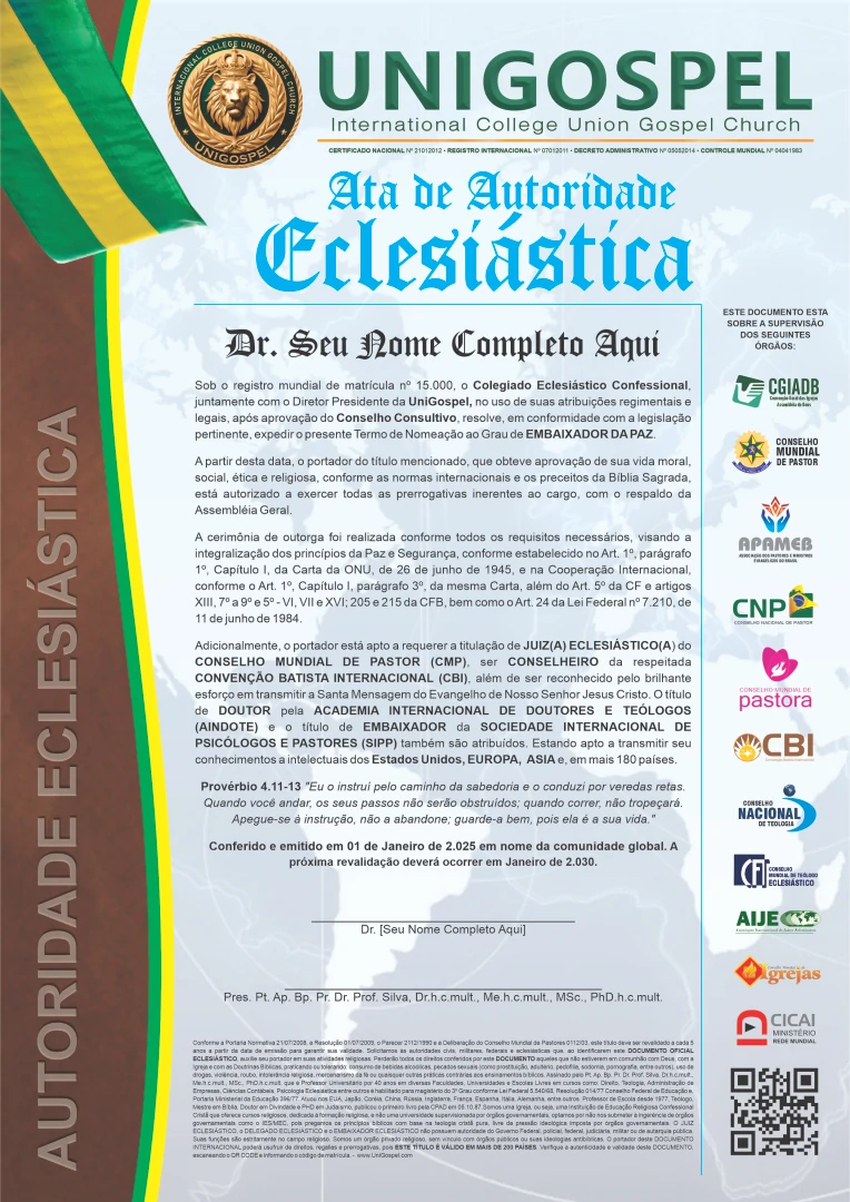 credencial aperfeiçoamento