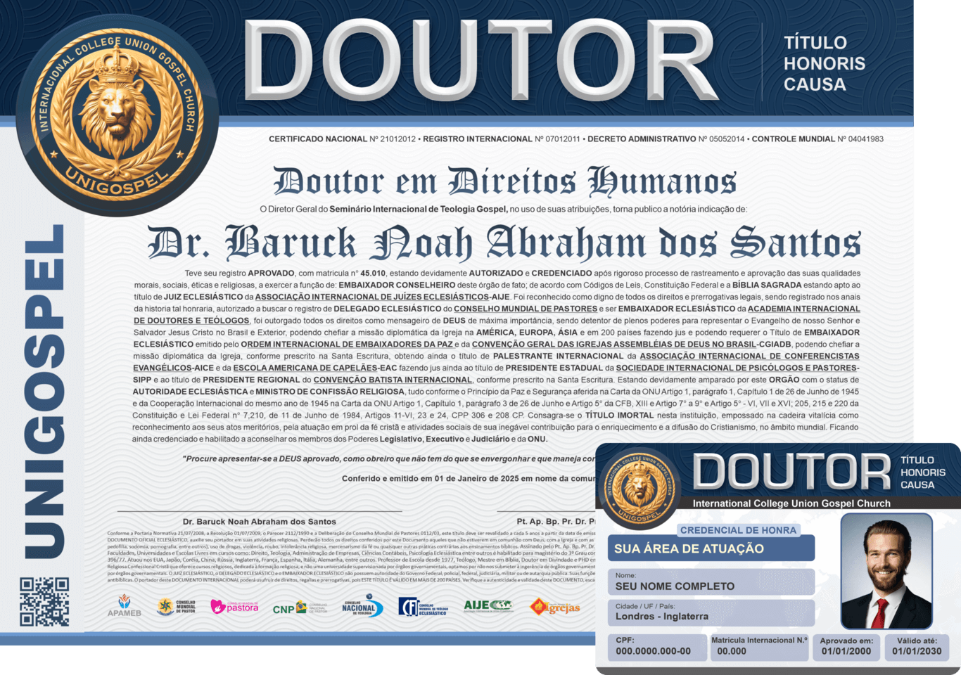 Honoris Causa Doutor