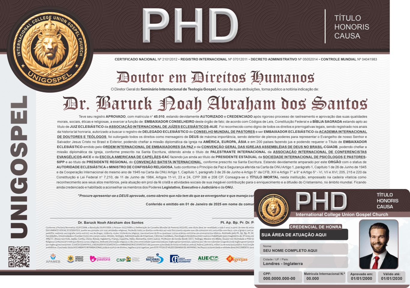 Honoris Causa PHD