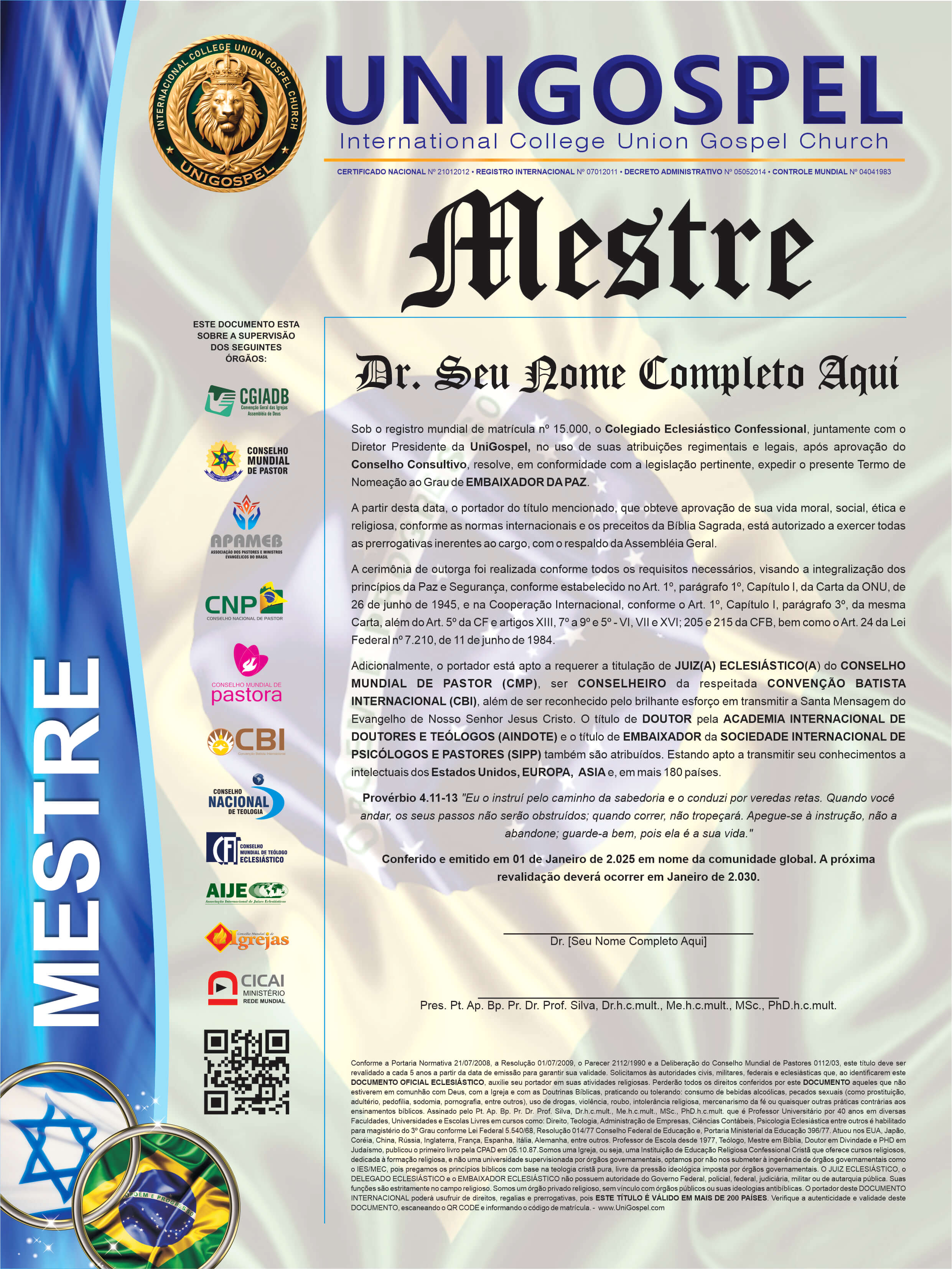 Carta de Mestrado