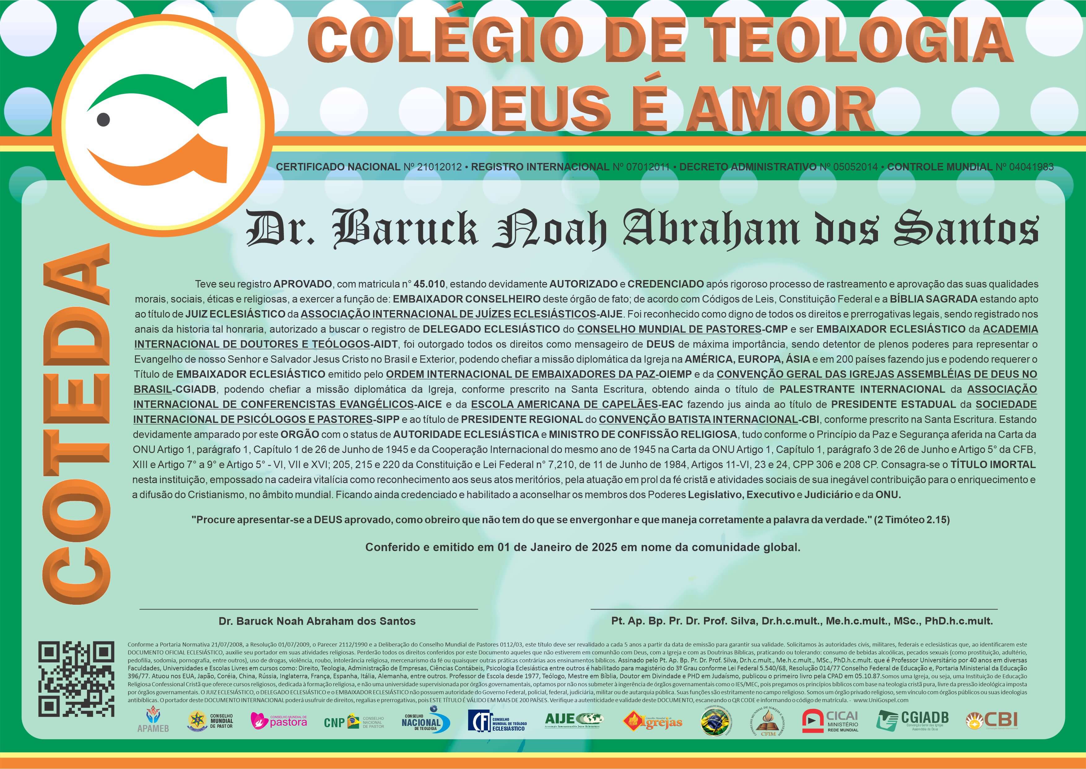 Colégio de Teologia Deus É Amor