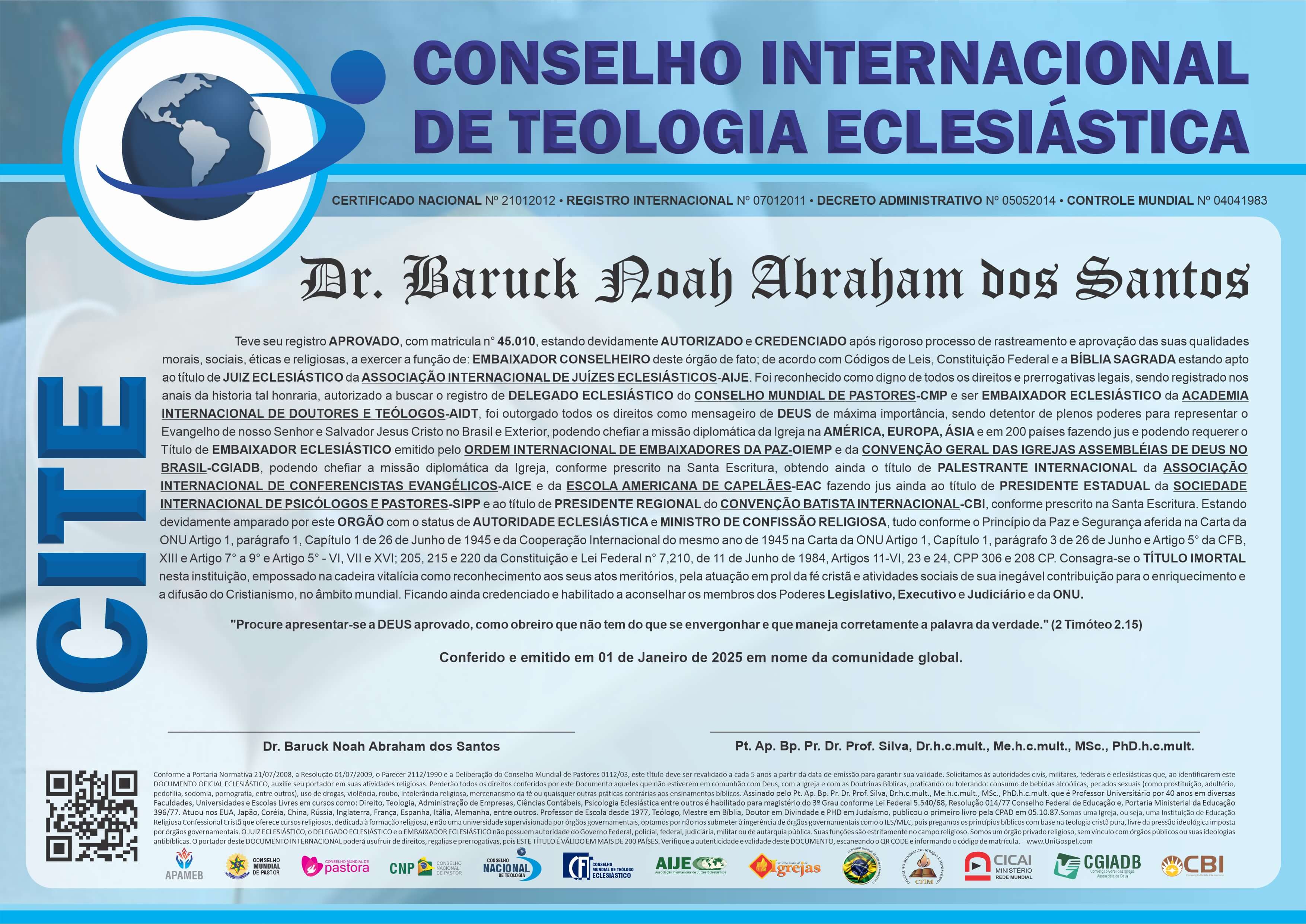 Conselho Internacional de Teologia Eclesiástica
