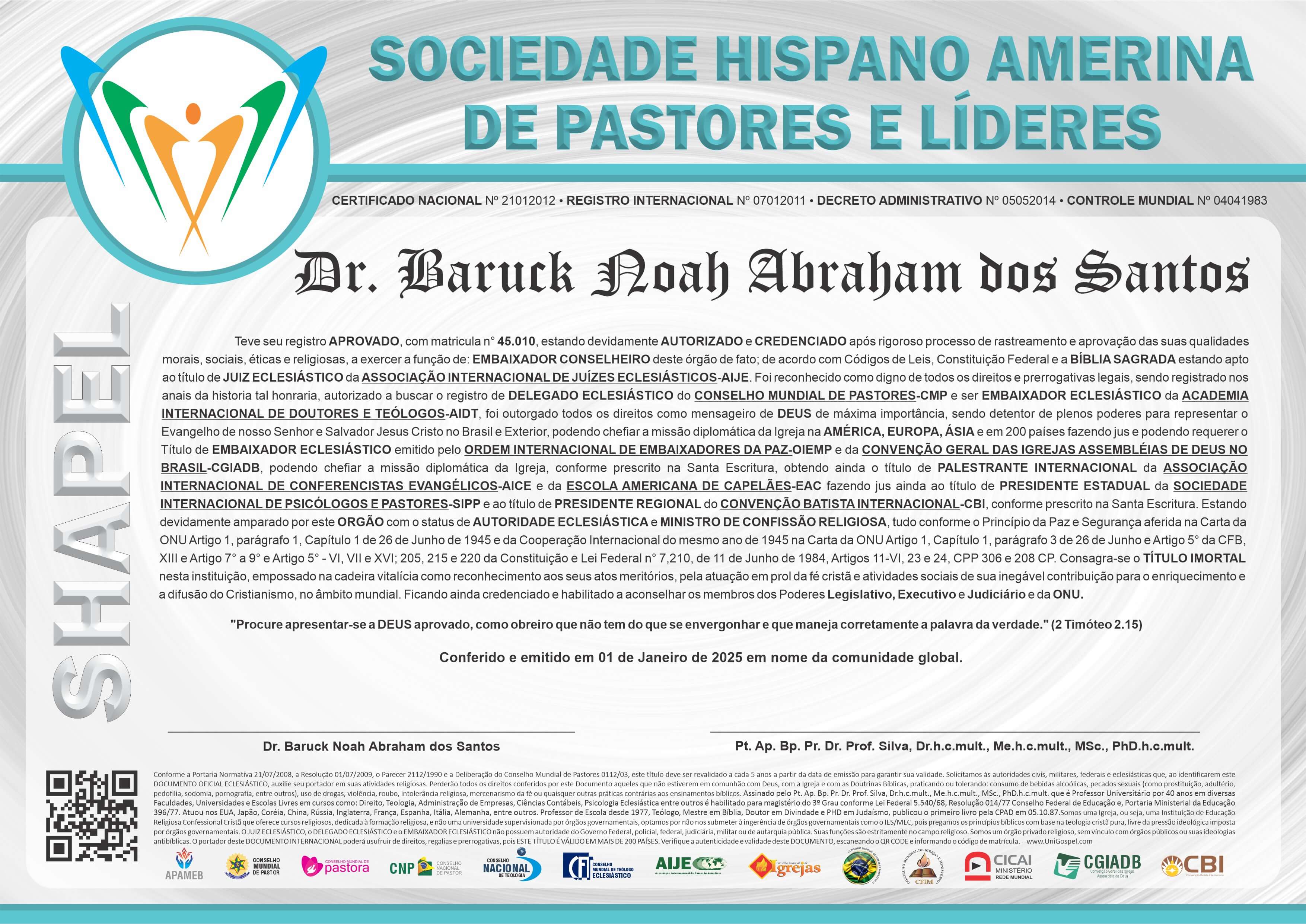 Sociedade Hispano Americana de Pastores e Líderes